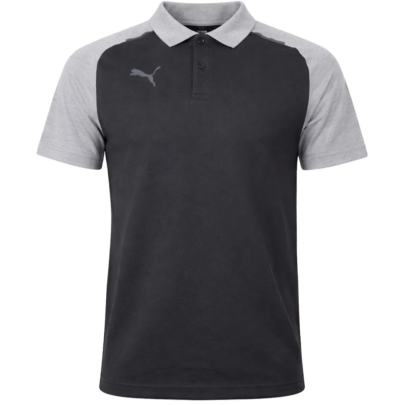 Puma teamCUP Mens Dark Grey Polo Shirt 2XL