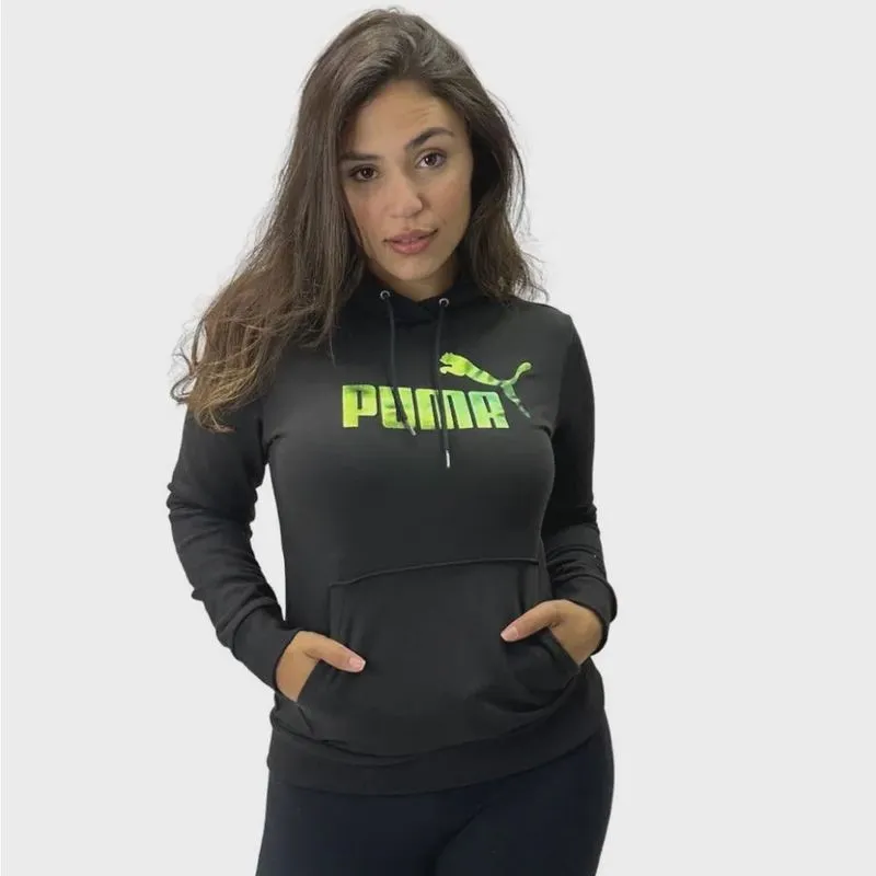 Blusa Puma Moletom Fechado Canguru Feminina