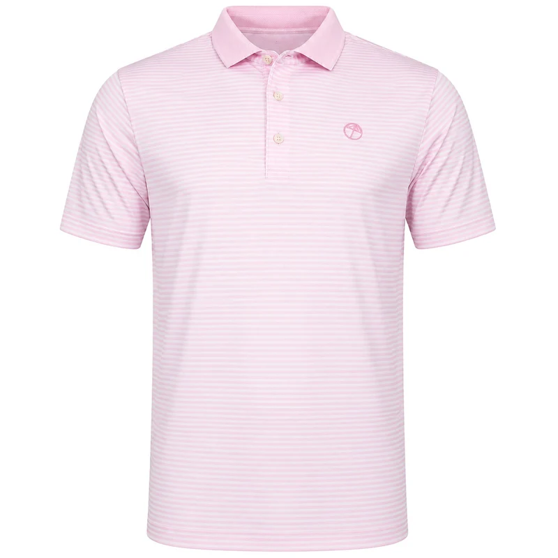 Puma x Arnold Palmer MATTR Mens Pink Golf Polo Shirt M