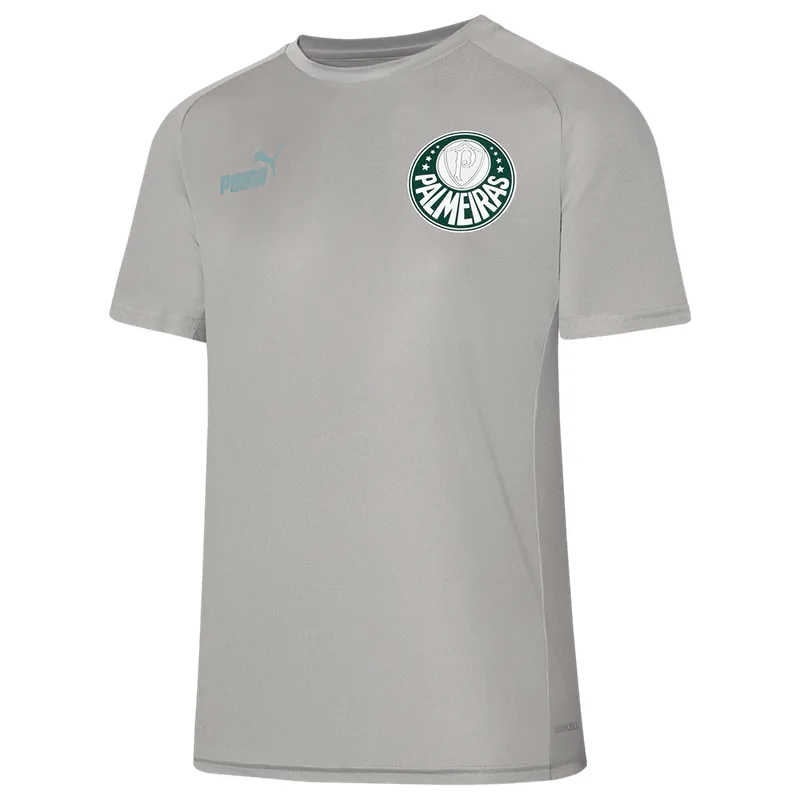 Camiseta Casual Palmeiras Puma 23/24 - Cinza - GG