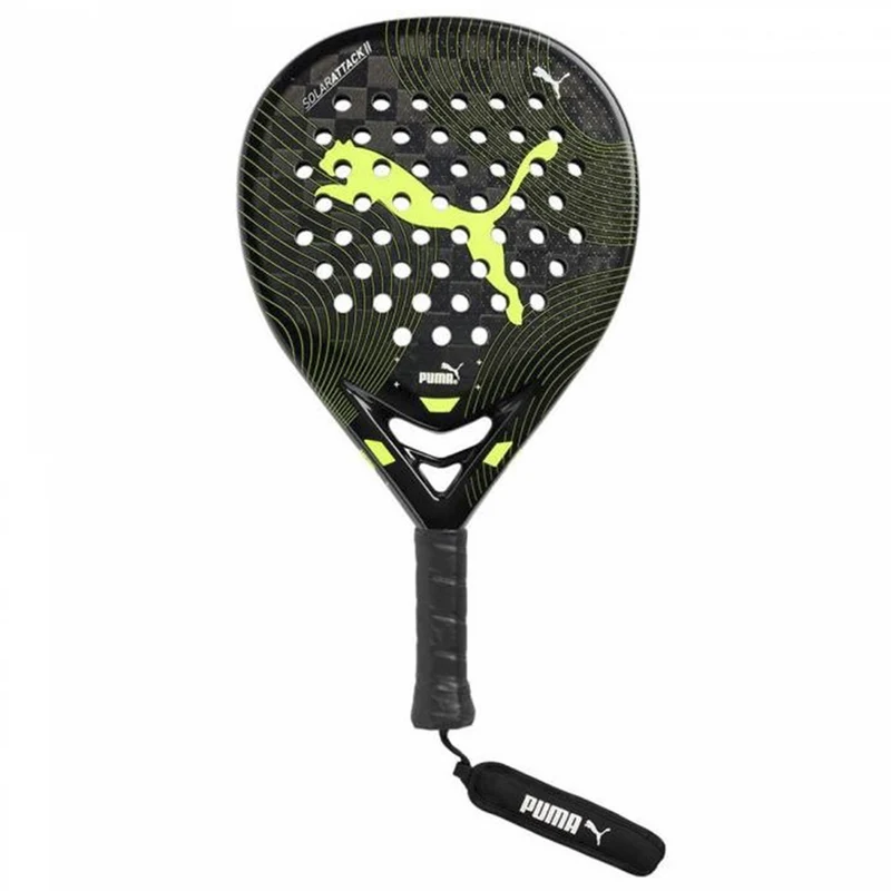 Puma Solar Attack II Control Mens Black Padel Racket One Size