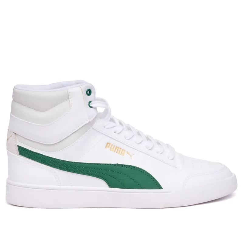 Tênis Puma Shuffle Mid Branco Verde - 38