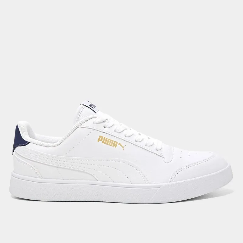 Tênis Puma Shuffle - Unissex - Branco+Azul