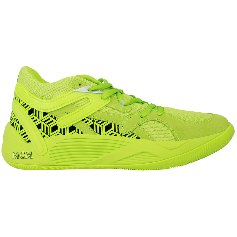 Puma x MCM TRC Blaze Court Mens Green Trainers 13
