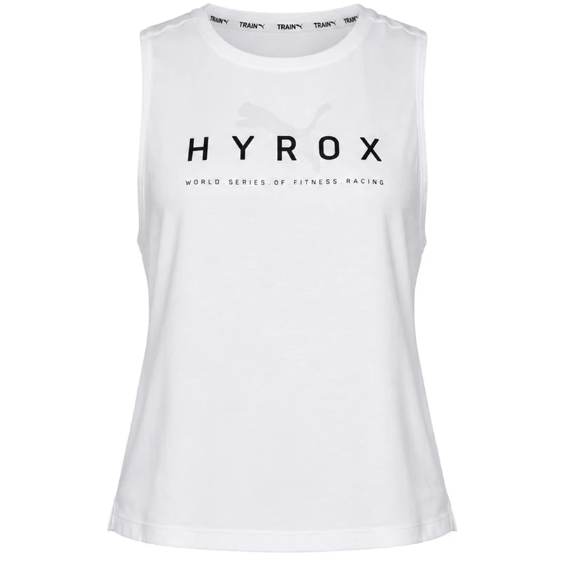 Puma x HYROX Fit Triblend Womens White Vest XS