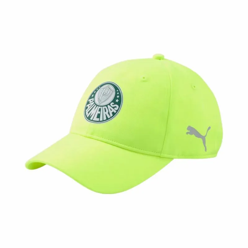 Boné Masculino Puma Palmeiras Training Verde Fluorescente