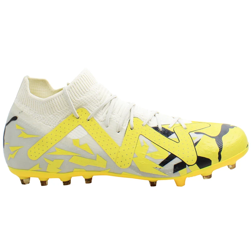 Puma Future Match MG Mens White/Yellow Football Boots 10