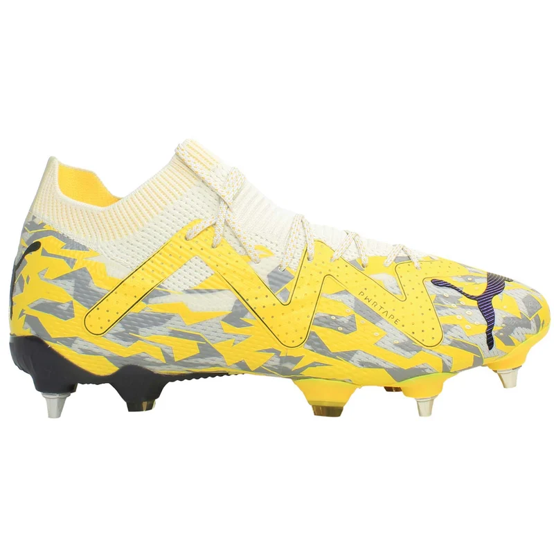 Puma Future Ultimate MxSG Mens Yellow/Grey Football Boots 7.5