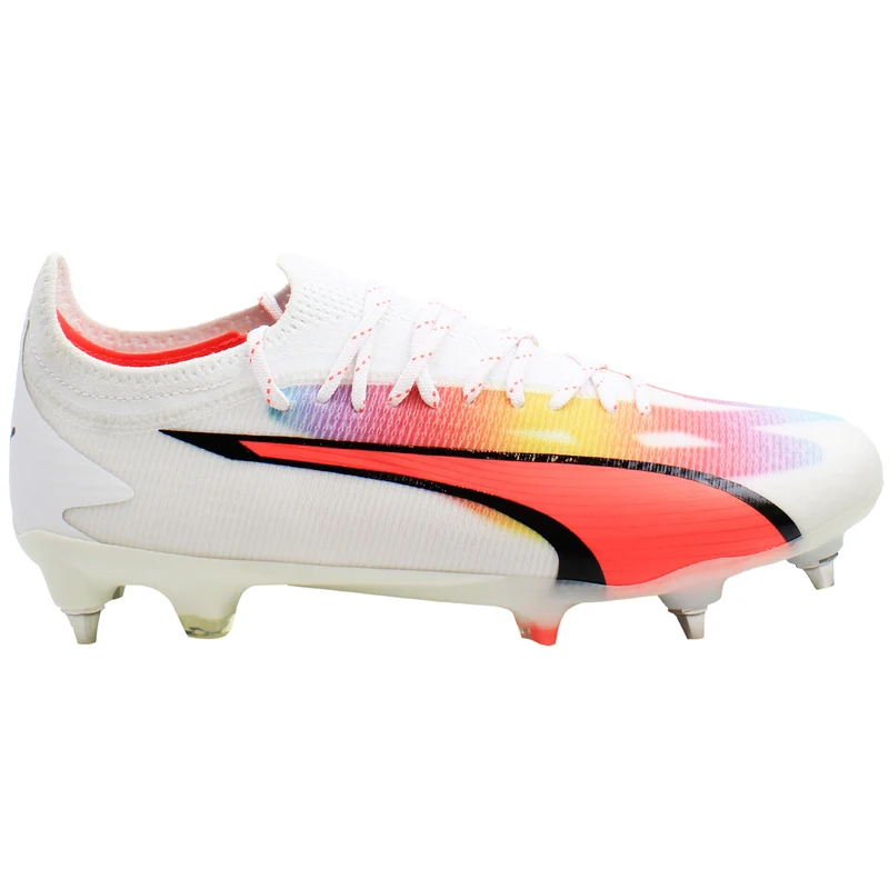 Puma Ultra Ultimate MxSG Mens White Football Boots 4.5