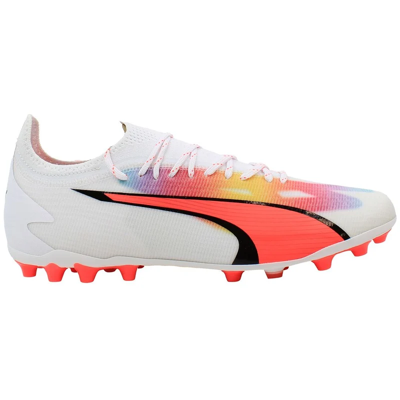 Puma Ultra Ultimate MG Mens White Football Boots 10