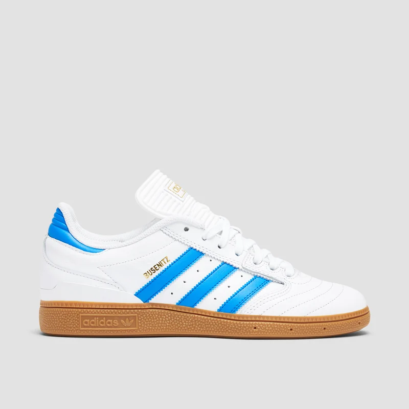adidas Busenitz Shoes - Ftwr White/Bluebird/Gold Met 10uk / Ftwr White/Bluebird/Gold Met