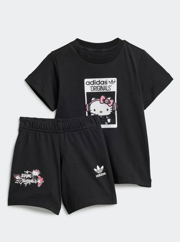 Short Tee Set Infants BLK/BLK / 3-4Y