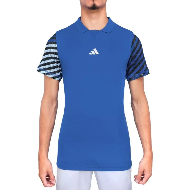 Camisa Polo Adidas ny Freelift pro Tennis Azul