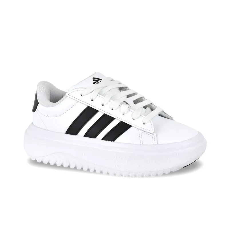 Zapatilla Adidas Grand Court Platform Talle: 39.5 - Color: Blanco