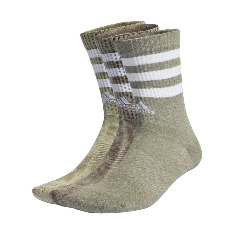 adidas Calze 3 Stripes Stonewash 3 Pack Verde M