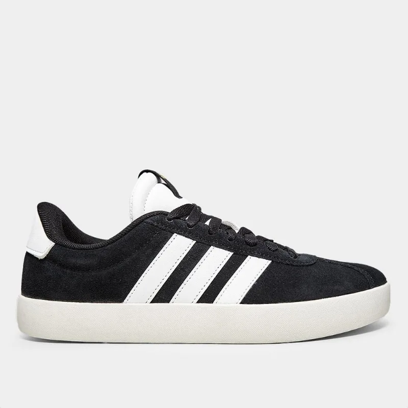 Tênis Couro Adidas Vl Court 3 0 Feminino Tênis Couro Adidas VL Court 3.0 Feminino - Feminino - Preto