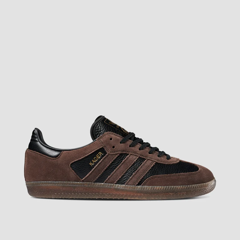 adidas Samba ADV X Kader Shoes - Core Black/Brown/Gum5 7uk / Core Black/Brown/Gum5