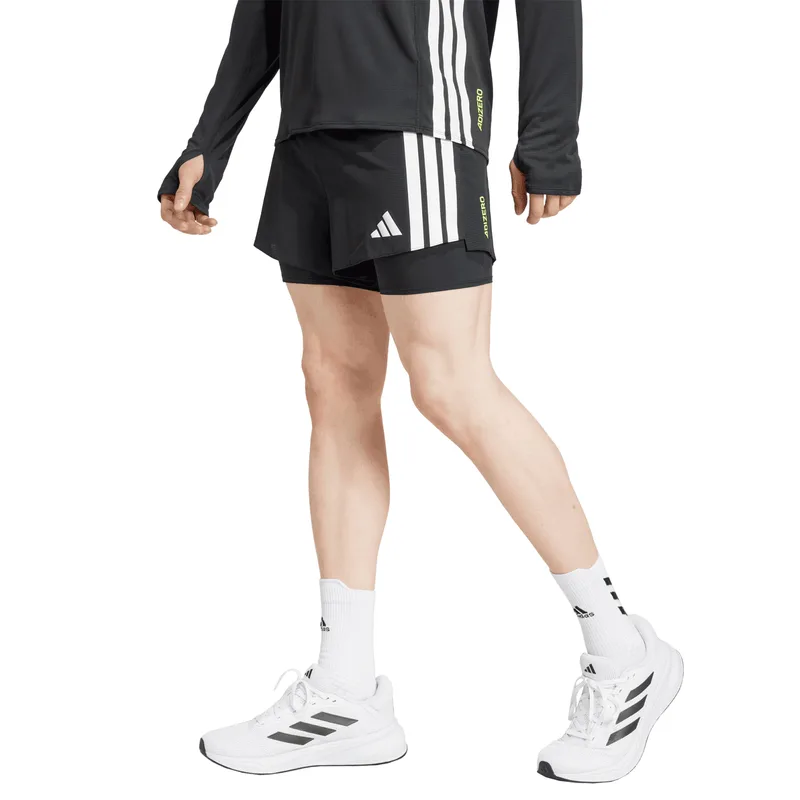 Short adidas Correr Adizero 2 en 1 Gel Pocket Hombre JD4202 CH