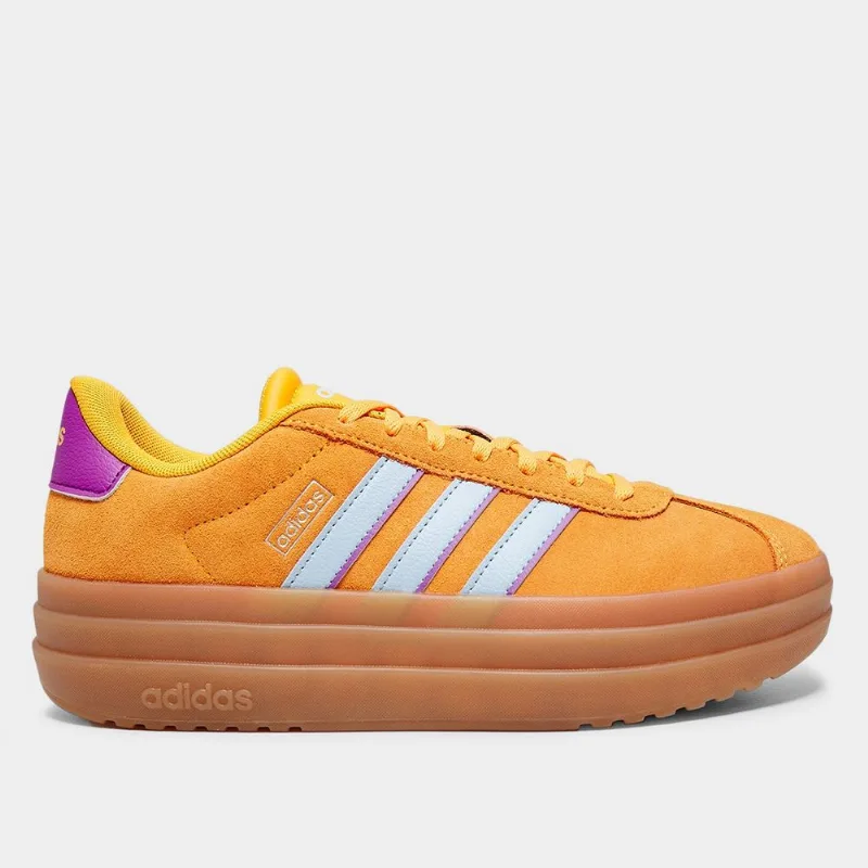 Tênis Adidas VL Court Bold Feminino - Feminino - Laranja+Azul