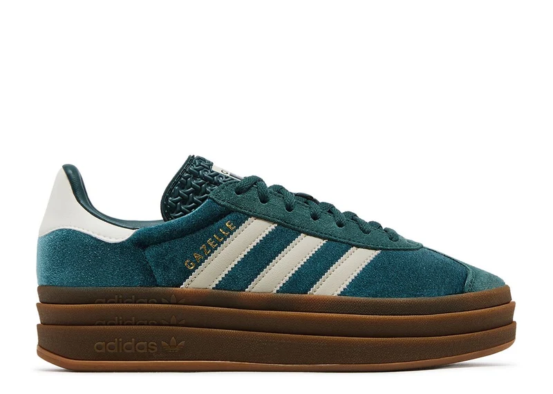 Adidas Gazelle Bold Mineral Green Velvet 36 2/3 EU