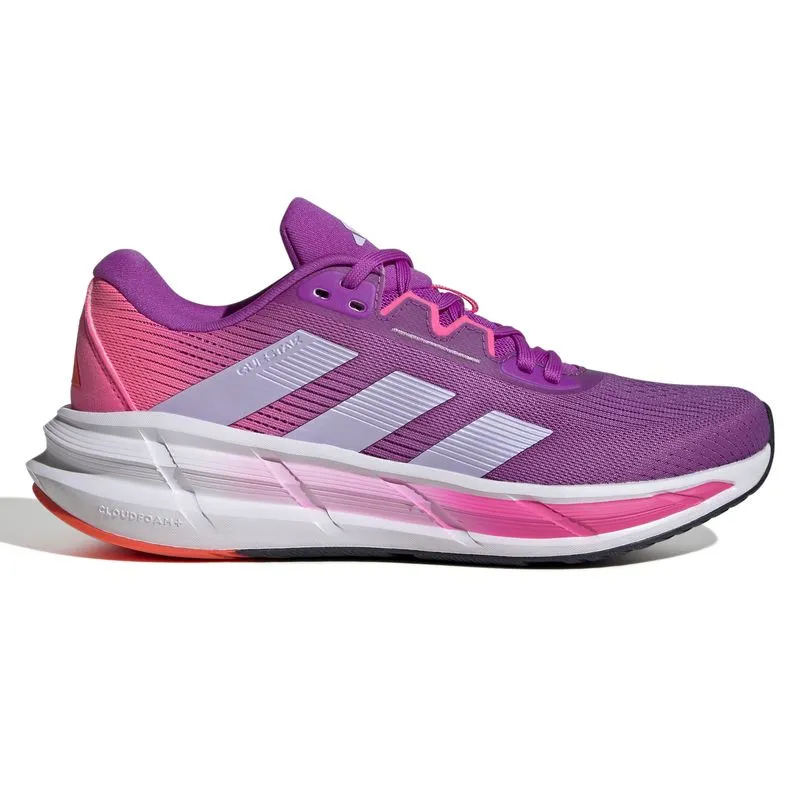 Tênis Esportivo Adidas Questar 3 Feminino Roxo ROXO/LILAS/PINK - 37