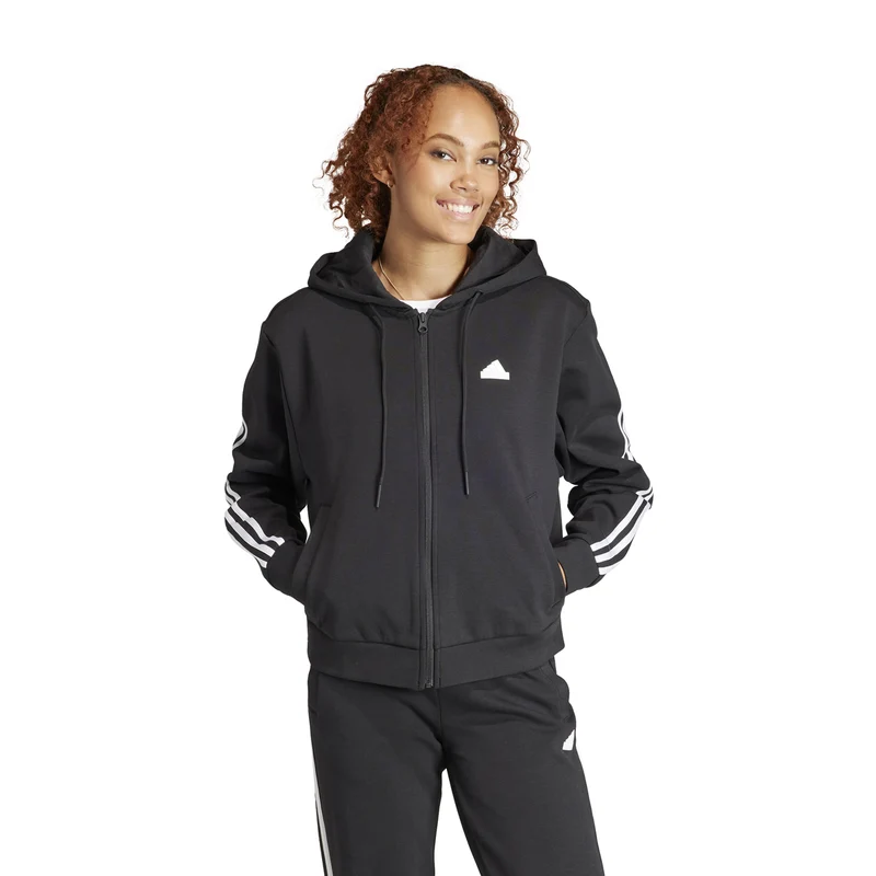 Felpa Donna adidas Dk 3Stripes Nero M