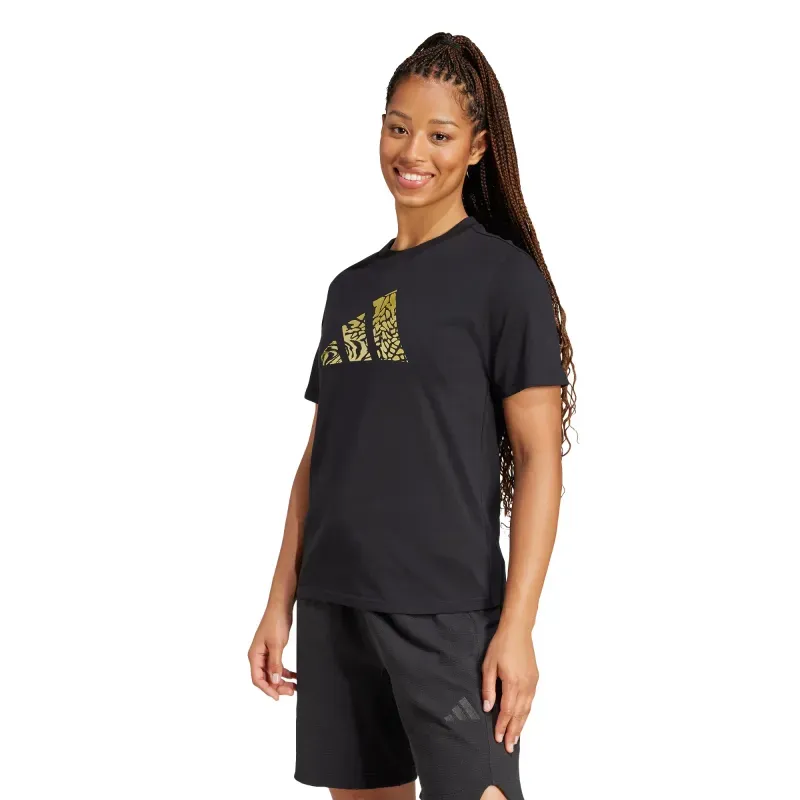 Playera adidas Casual Tech Metallic Graphic Mujer JJ4059 EGD