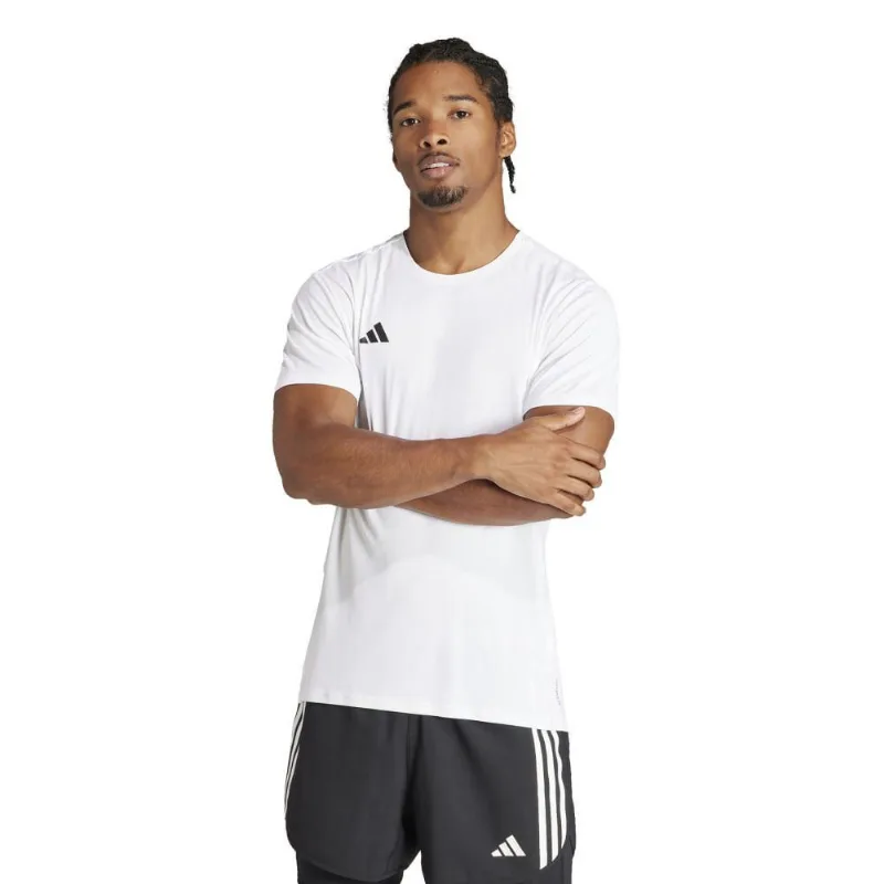 Polo Deportivo Adidas Para Hombre In1157 Adizero E Tee Blanco Talla XL