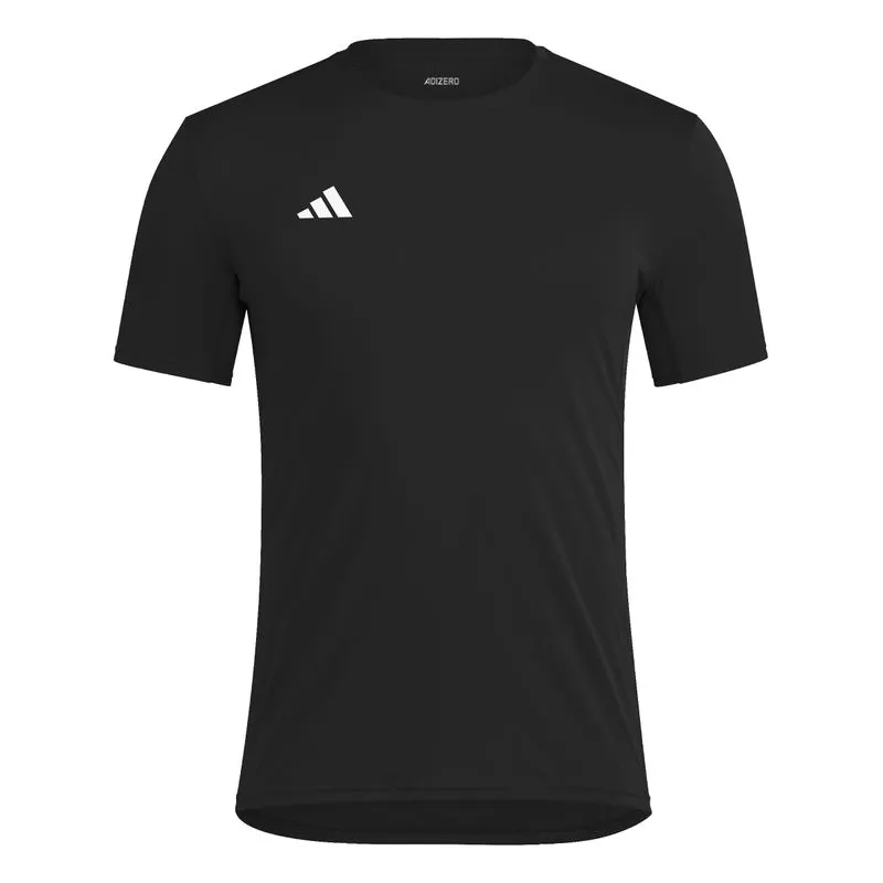 Camiseta Adidas Adizero Running Tee Masculina Preta PRETO - P