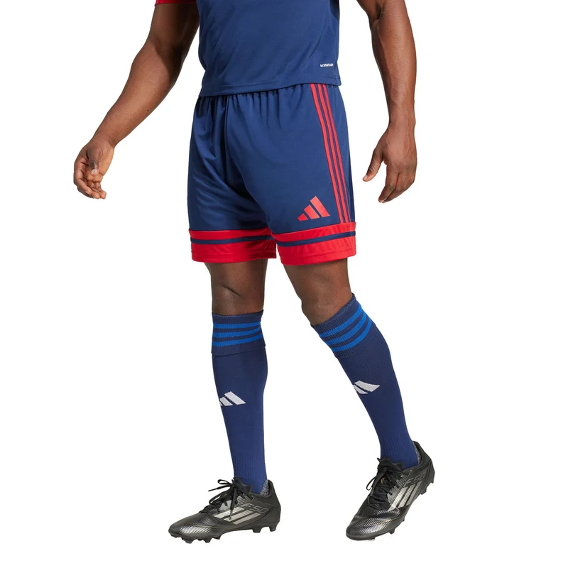 Shorts Calcio Uomo Adidas Squadra 25 Blu Rosso M