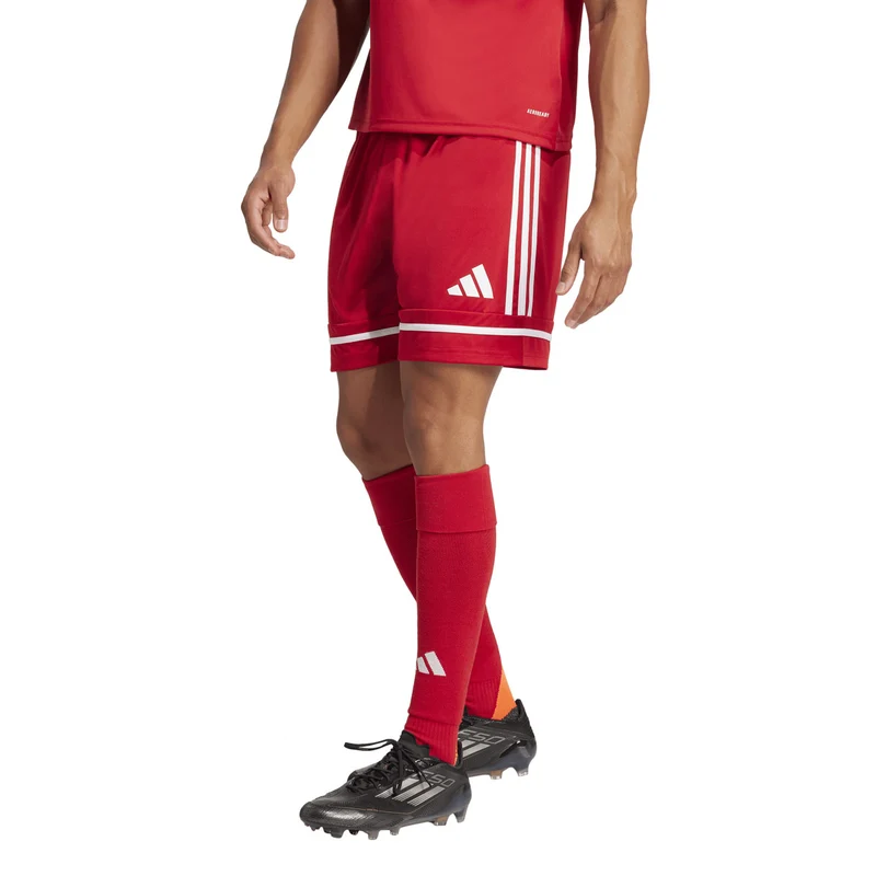 Shorts Calcio Uomo Adidas Squadra 25 Rosso XL