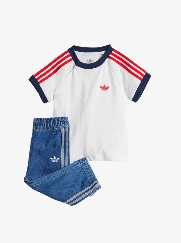 Denim Tee Set Infants BLU/WHT / 2-3Y