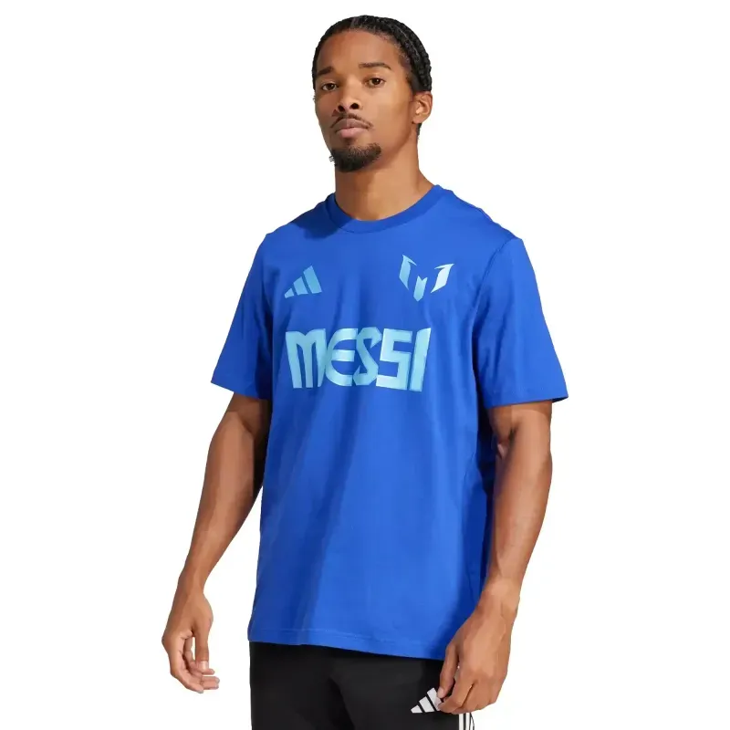 Playera Messi Número Y Logo Estampada adidas Futbol Unisex JJ1419 MD