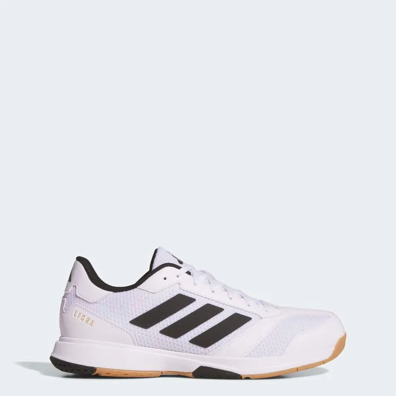 Tênis de handebol adulto - adidas Ligra 8 branco, 39 BR