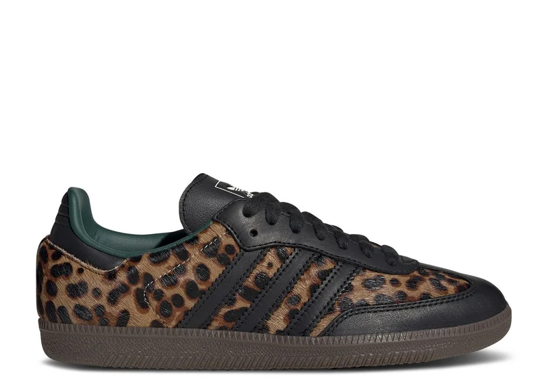Adidas Samba OG Black Green Leopard 41 1/3 EU
