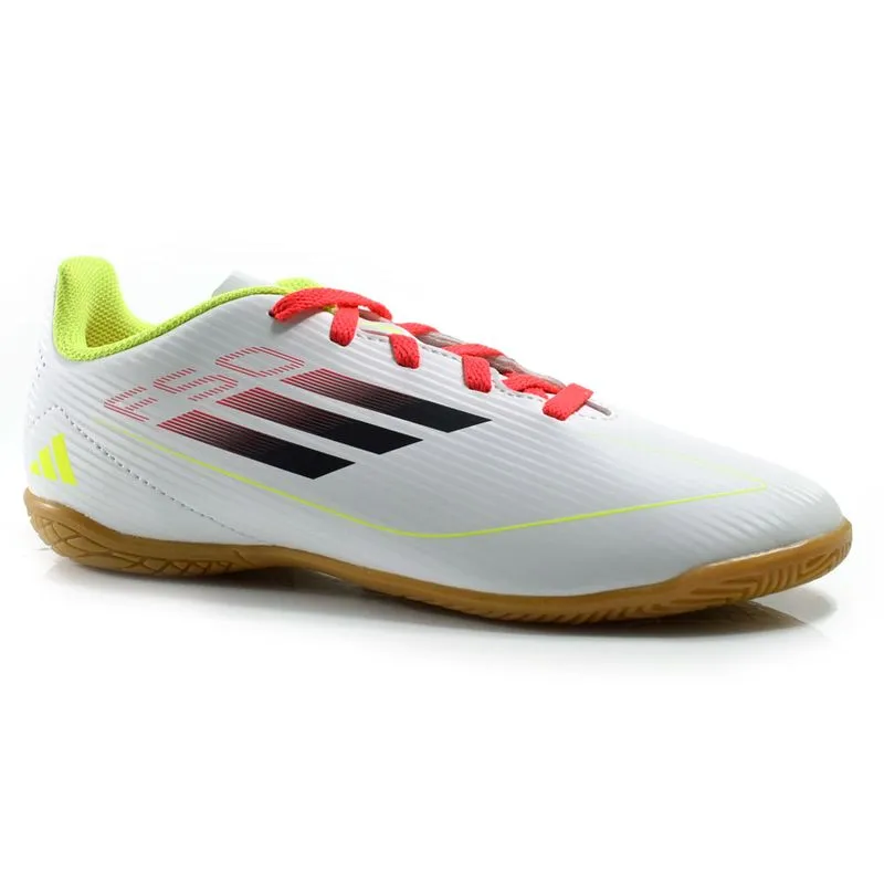 Chuteira Futsal Infantil Adidas F50 Branco IE3735 36