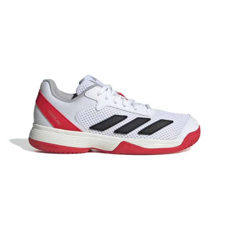 Tênis Adidas Cortflash Juvenil Branco BRANCO/PRETO/VERMELHO - 37