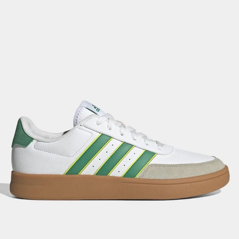Tênis Adidas Breaknet Masculino - Masculino - Verde escuro+Branco