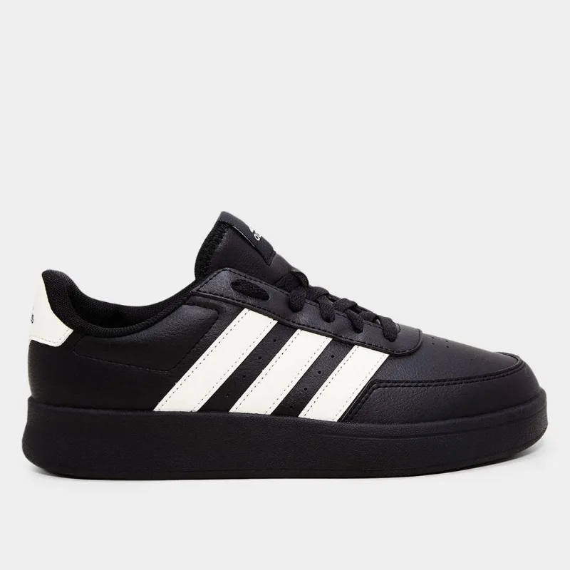 Tênis Adidas Breaknet Feminino - Feminino - Preto+Off White