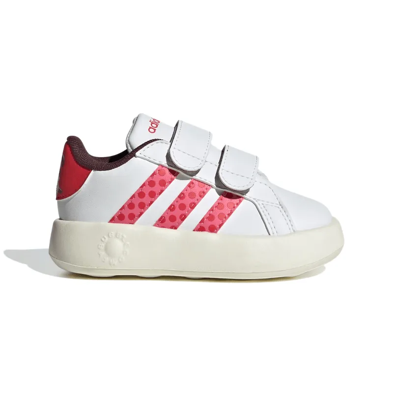 Tênis Adidas Grand Court Minnie Infantil Branco BRANCO/VERMELHO - 24