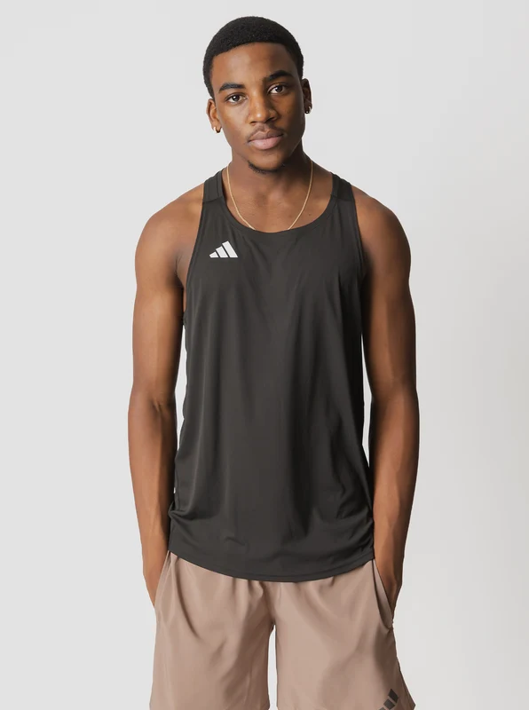Adizero Singlet BLK/BLK / L
