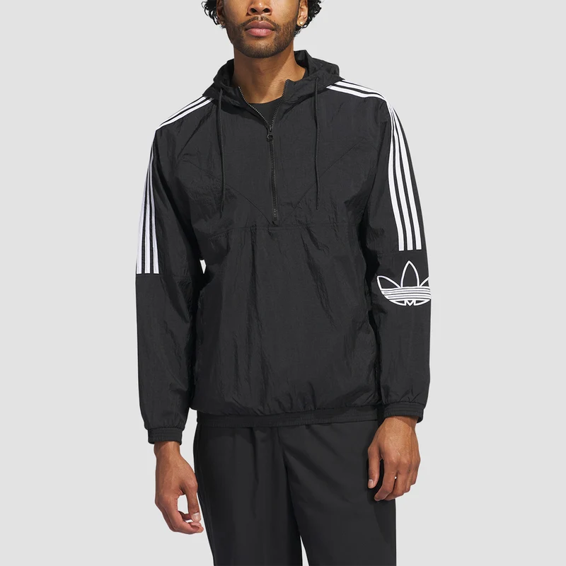 adidas Skateboarding Classic Anorak Jacket Black XX-Large / Black