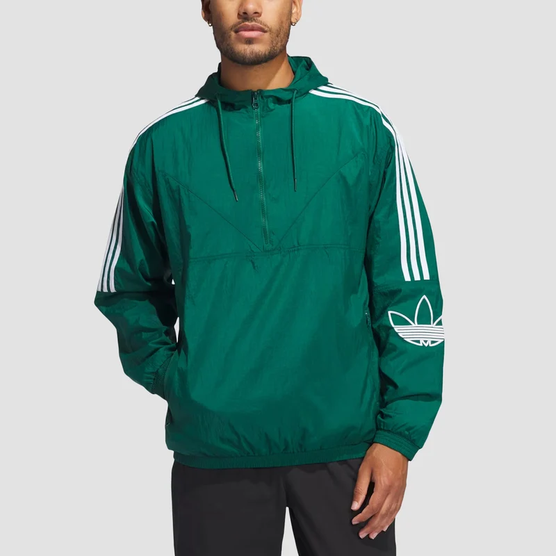 adidas Skateboarding Classic Anorak Jacket Collegiate Green Medium / Collegiate Green
