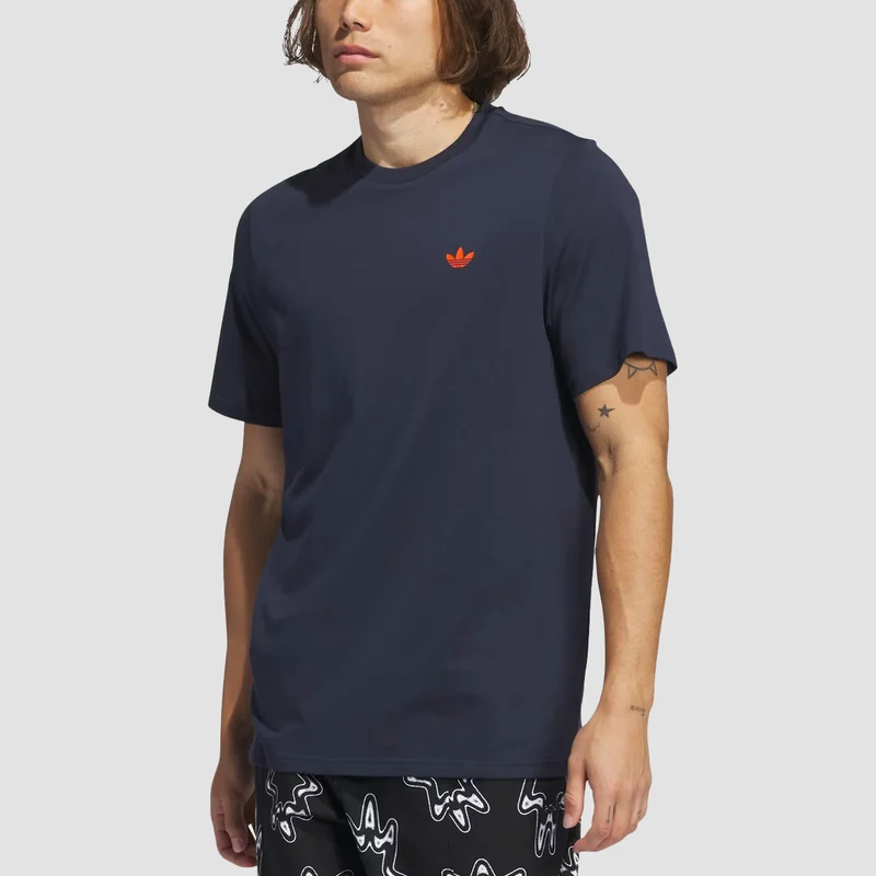 adidas Skateboarding 4.0 Logo T-Shirt Legend Ink/Collegiate Orange X-Large / Legend Ink/Collegiate Orange