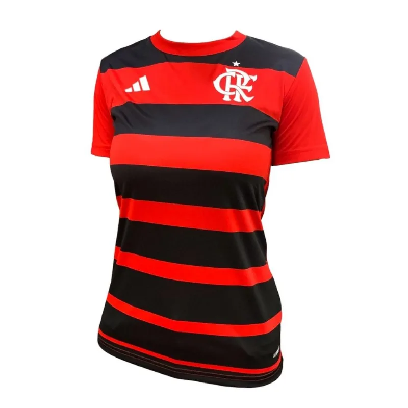 Manto Flamengo Feminina Fan Jogo 1 Adidas 2024 G