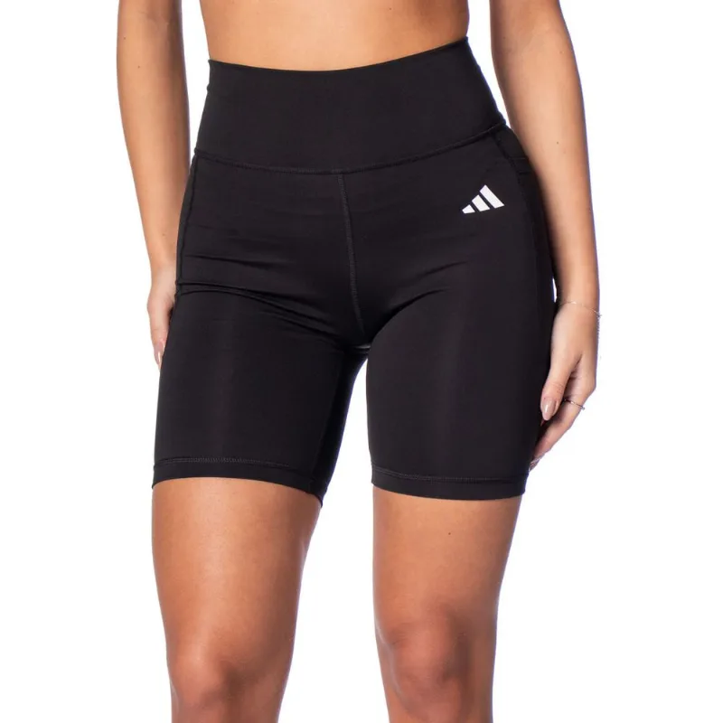 Bermuda Feminina Adidas Optime Essentials Ajustada Preto - GG