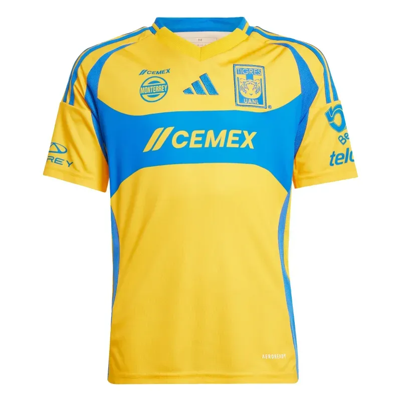 Jersey adidas Futbol Tigres Local Fan 24/25 Niño IM5459 9-10 años