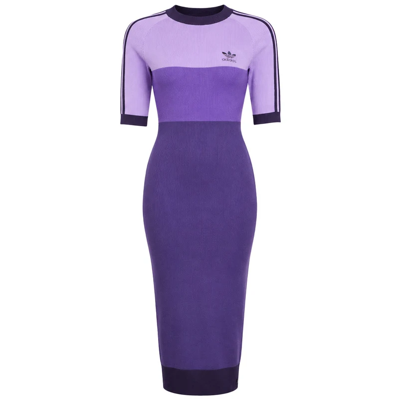 Adidas x Ksenia Schnaider Womens Purple Knit Dress S