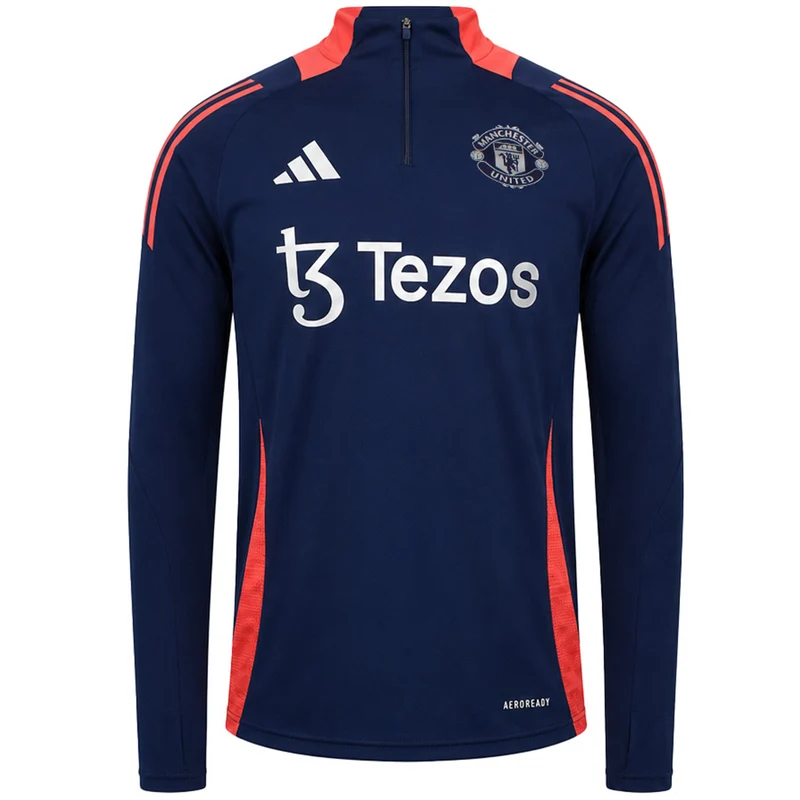 Adidas 2024/25 Manchester United Mens Navy Top S