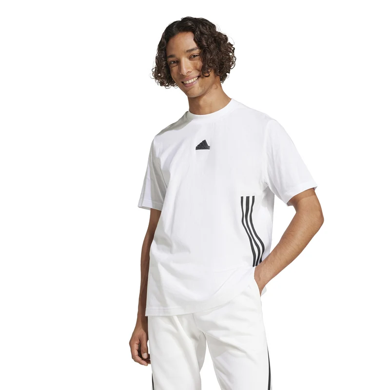 adidas T-Shirt Future Icons 3-Stripes Uomo Bianco S